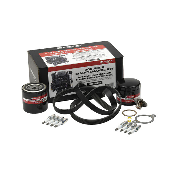 Mercury MerCruiser OEM 5.0L & 5.7L MPI Alpha Sterndrive 300-Hour Maintenance Kit 8M0147068