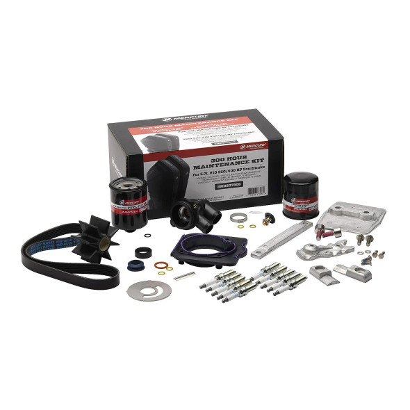 Mercury OEM 5.7L V10 350HP-425HP Verado & 350HP SeaPro 300-Hour Maintenance Kit 8M0207808