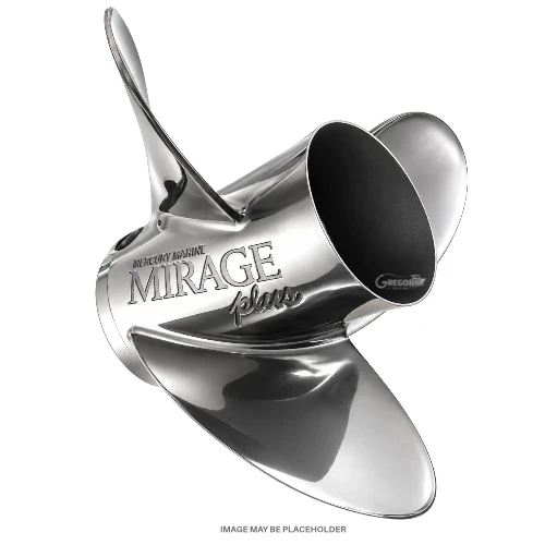 Mercury Mirage Plus 15.25 x 19 LH 3-Blade Stainless Steel Propeller 8M0151307