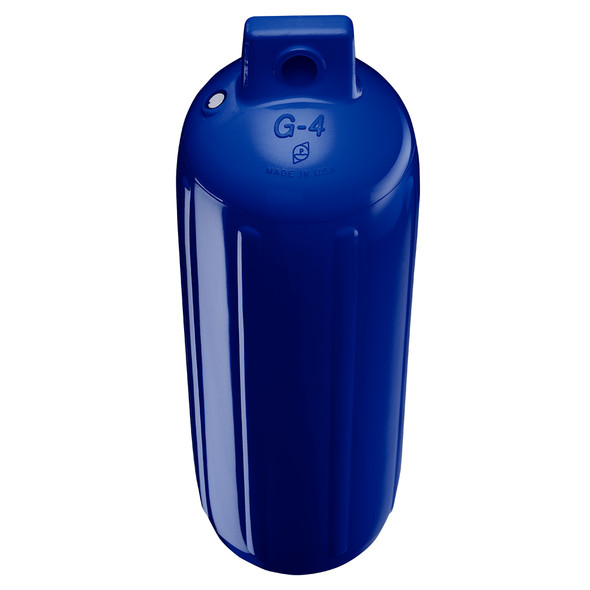 Polyform G-4 Twin Eye Fender 6.5" x 22" - Cobalt Blue w\/Adapter [G-4 COBALT BLUE W\/AIR ADAPTER]