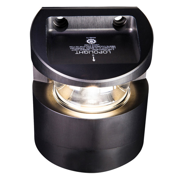 Lopolight Series 300-037 - Masthead Light - 5NM - Vertical Mount - White - Black Housing [300-037-B]