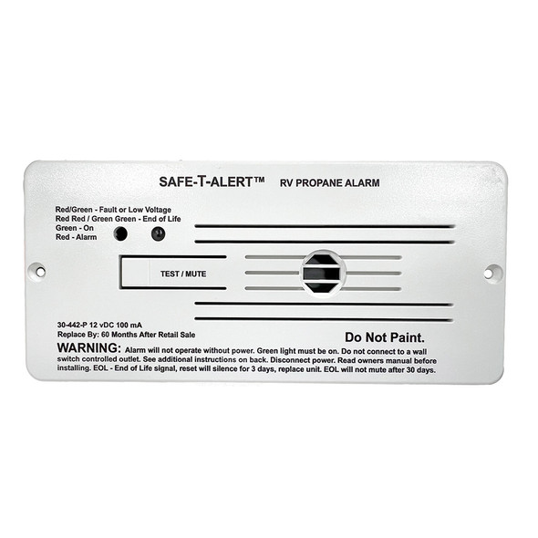 Safe-T-Alert 30 Series 12V RV Propane Alarm - White [30-442-P-WT]