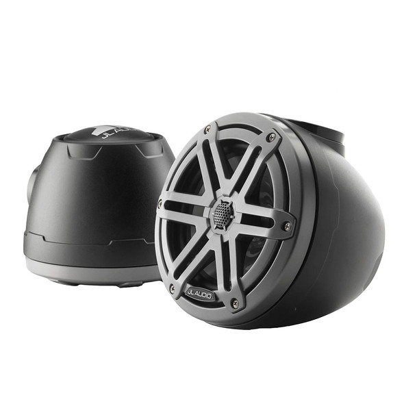 JL Audio M3 VeX Series 6.5" Enclosed Coaxial Speakers w\/Grey Sports Grilles - M3-650VEX-Mb-S-Gm [010-03257-00]