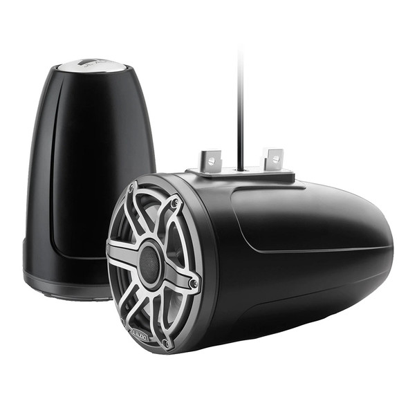 JL Audio M6 Series 7.7" Enclosed Tower Coaxial System w\/Titanium Sport Grille - M6-770ETXv3-Sb-S-GmTi [010-03279-00]