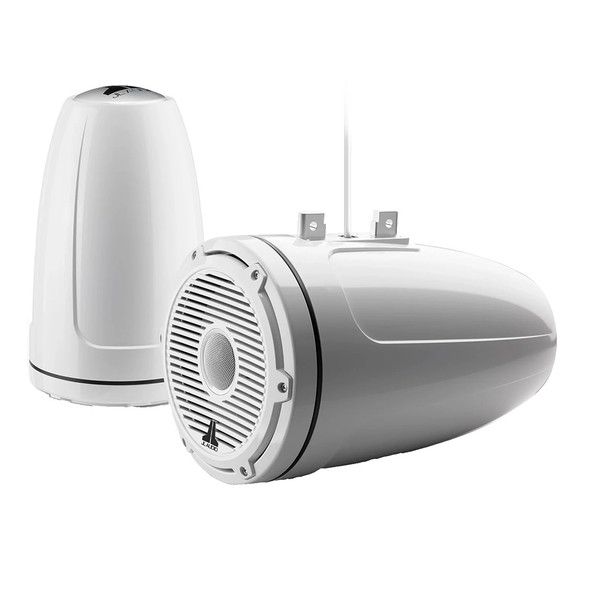 JL Audio M6 Series 8.8" Enclosed Tower Coaxial System w\/Gloss White Classic Grille - M6-880ETXv3-Gw-C-3Gw [010-03857-00]