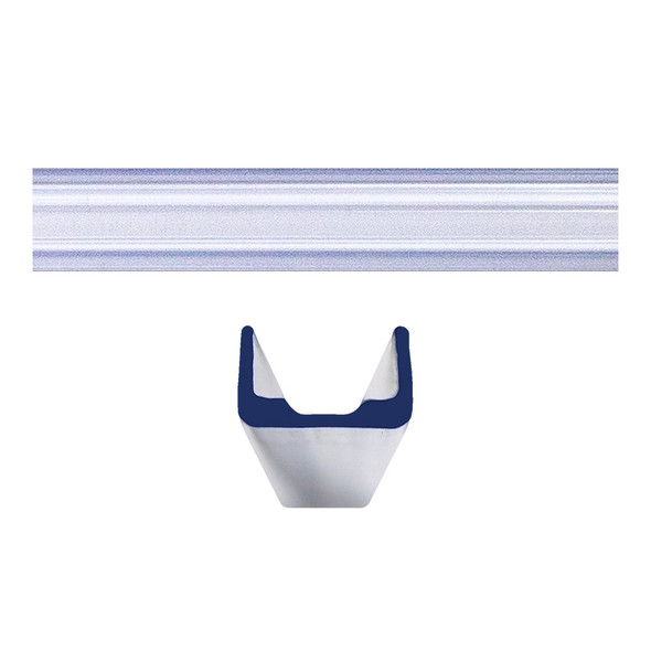 Shadow-Caster Marine Mini Neon Track - 1 Meter [SCM-AL-MINI-TRACK-HDPE-1M]