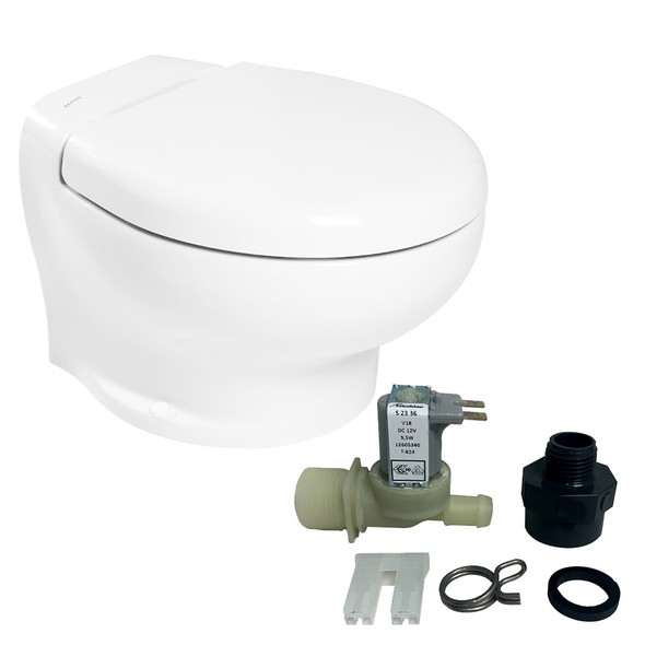 Thetford Nano Touch Compact Toilet Freshwater Kit - 12V [T-NAN012PW\/TSFT\/NA-FWKIT]