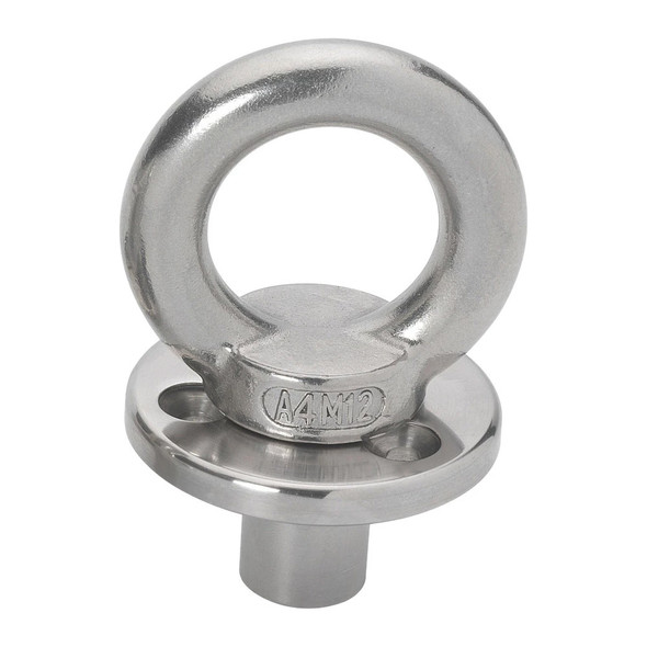 Barton Deck Plate w\/Fixing  Eye w\/Blanking Plug - M12 Eye [60362]