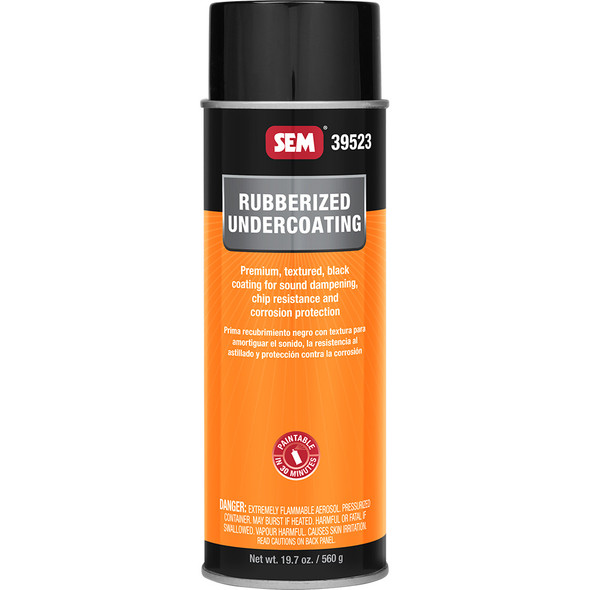 SEM Rubberized Undercoating - 24oz Aerosol Can - Black [39523]