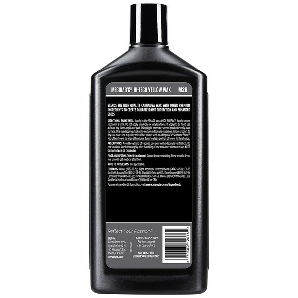 Meguiar's Hi-Tech Yellow Wax - 16oz [M2616]
