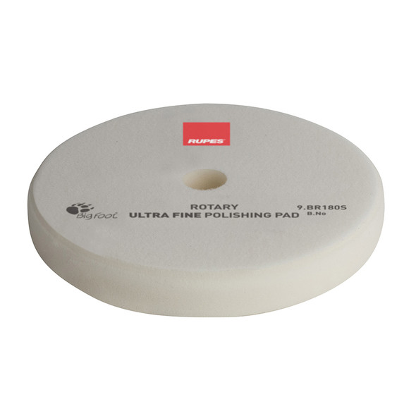 RUPES Rotary Ultra-Fine Polishing Foam Pad 155\/160mm - White [9.BR180S]