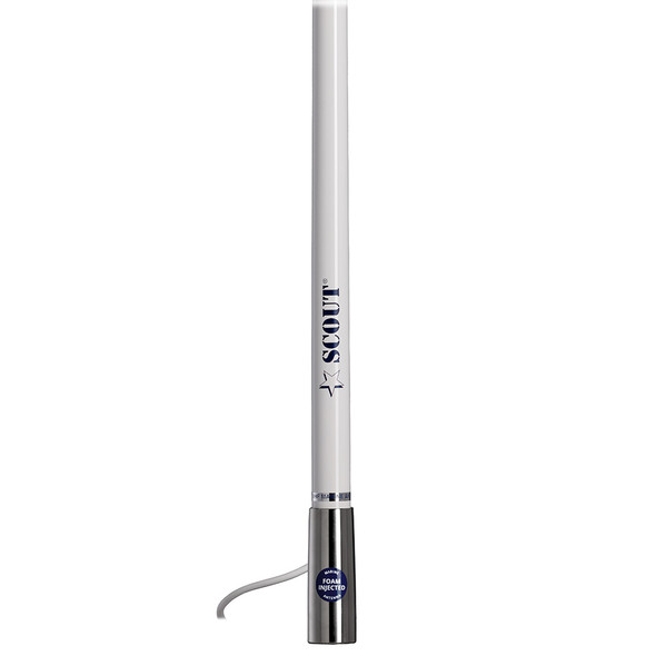 Scout Titan Series 4' White AM\/FM Antenna Fiberglass [PF AN NAMFM011T]