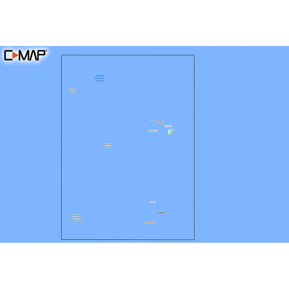 C-MAP M-NA-Y210-MS Hawaii Marshall Islands French Polynesia REVEAL Coastal Chart [M-NA-Y210-MS]