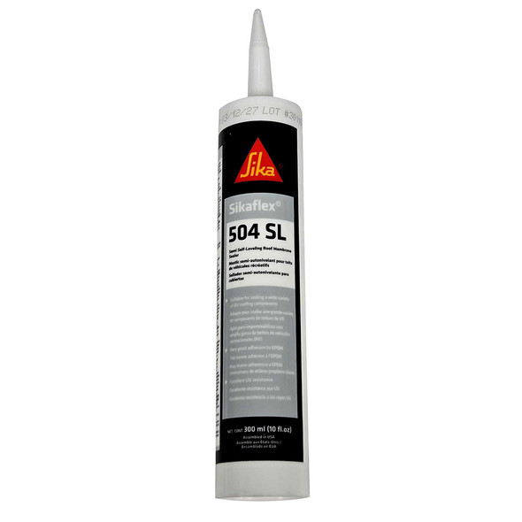 Sika Sikaflex-504 SL Semi Leveling Roof Membrane Sealer - White - 300ml [875379]