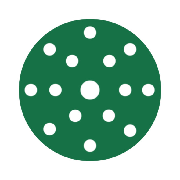 RUPES PROCUT Film Abrasive Discs 150mm (6") - 15 Holes - P1200 Grit *Box of 50pcs [9.45FD1200]