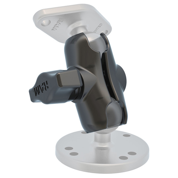 RAM Mount Short Double Socket Arm f\/1" Ball Bases [RAM-B-201U-A]