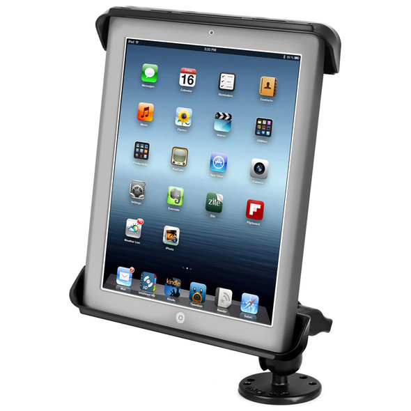 RAM Mount Tab-Tite iPad \/ HP TouchPad Cradle Flat Surface Mount [RAM-B-138-TAB3U]