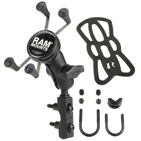 RAM Mount X-Grip Phone Mount w\/Motorcycle Brake\/Clutch Reservoir Base [RAM-B-174-A-UN7U]