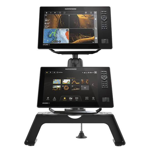 RAM Mount RAM Fishfinder Deck Kit w\/Humminbird Helix 8-10  XPLORE Mount [RAM-FF1-D-202-25-202]