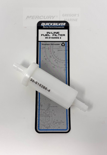 Mercury Fuel Filter, Inline  (5/16" Fuel Line) 816296Q