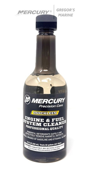 Mercury Quickleen Engine & Fuel System Cleaner, 12 oz 8M0047931
