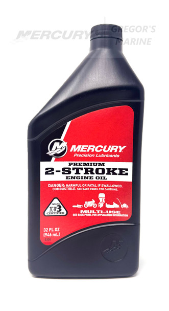 Premium 2-Stroke Outboard Engine Oil, 1Qt 8M0229787