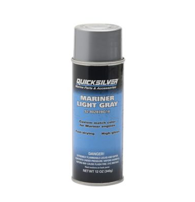 Quicksilver Light Gray Gloss Enamel Spray Paint (12 oz) 802878Q14