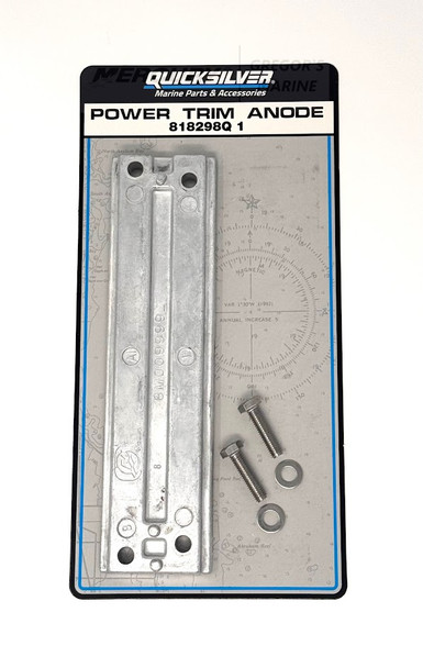Mercury/ Quicksilver Aluminum Anode Kit Power Trim, 818298Q1