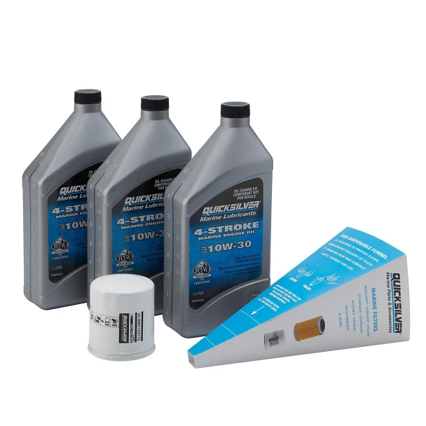 Quicksilver Yamaha F30-F70 Outboard Oil Change Kit, 3 Liters 8M0162421