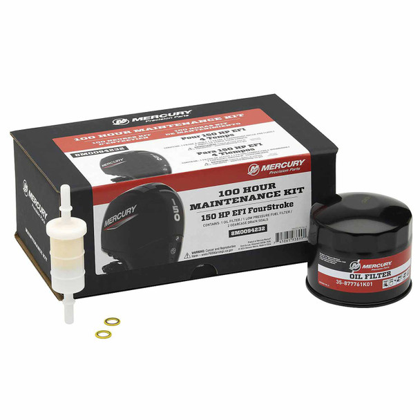 Mercury OEM 150HP EFI FourStroke 100-Hour Maintenance Kit 8M0094232