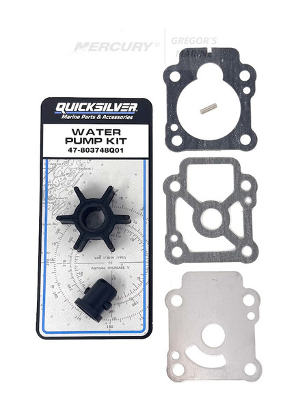 Mercury Impeller Repair Kit, Water Pump (8HP-9.9HP FourStroke) 803748Q01
