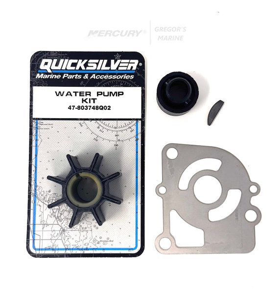 Mercury Impeller Repair Kit, Water Pump (9.9HP FourStroke BigFoot) 803748Q02