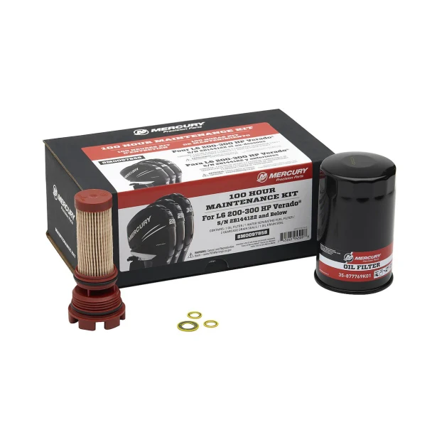 Mercury OEM L6 200HP-300HP Verado 100-Hour Maintenance Kit 8M0097858
