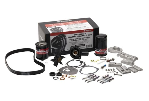Mercury OEM 200HP-350HP L6 Verado EFI FourStroke 300-Hour Maintenance Kit 8M0133617