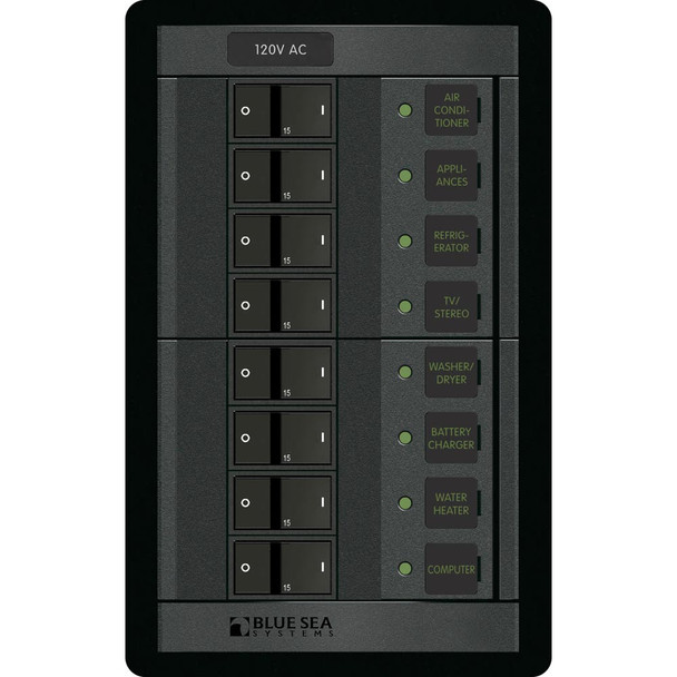 Blue Sea 1228 120V AC 8 Position [1228]