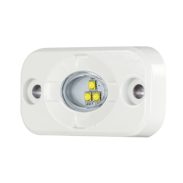HEISE Marine Auxiliary Accent Lighting Pod - 1.5" x 3" - White\/White [HE-ML1]