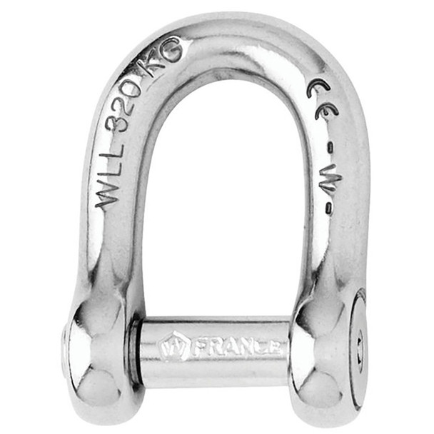 Wichard Self-Locking Allen Head Pin D Shackle - 6mm Diameter - 1\/4" [1303W]