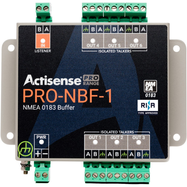 Actisense PRO NMEA Buffer - 1 OPTO Input, 6 ISO-Drive Outputs, Serial Port, Pluggable Screw Terminals [PRO-NBF-1]