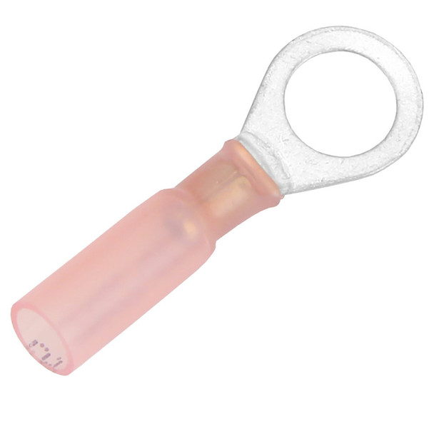 Pacer 22-18 AWG Heat Shrink Ring Terminal - 5\/16" Stud Size - 25 Pack [TE18-56R-25]