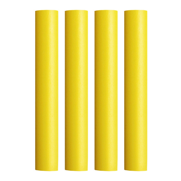 Pacer Battery Cable Heat Shrink Tubing - 3\/4" x 12" - Yellow (4-Pieces) [BEHS3\/4-12YL-4]