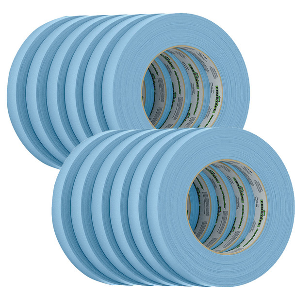 FrogTape CP 250 Medium-High Adhesion Masking Tape - 18MM x 55M x 12-Pack - Light Blue - Rated f\/250F [105770]