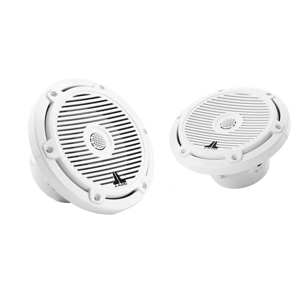 JL Audio M3 Series 6.5" Marine Coaxial Speakers w\/Gloss White Classic Grilles - M3-650X-C-Gw [010-03060-00]