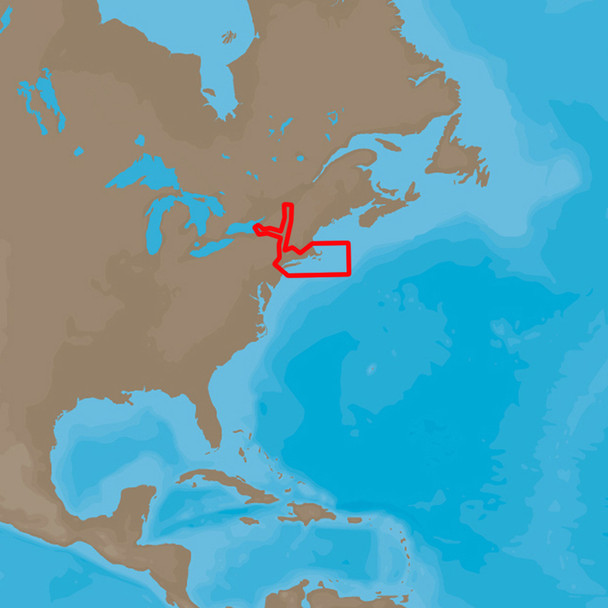 C-MAP  4D NA-940 Cape Cod, Long Island & Hudson River [M-NA-D940-MS]
