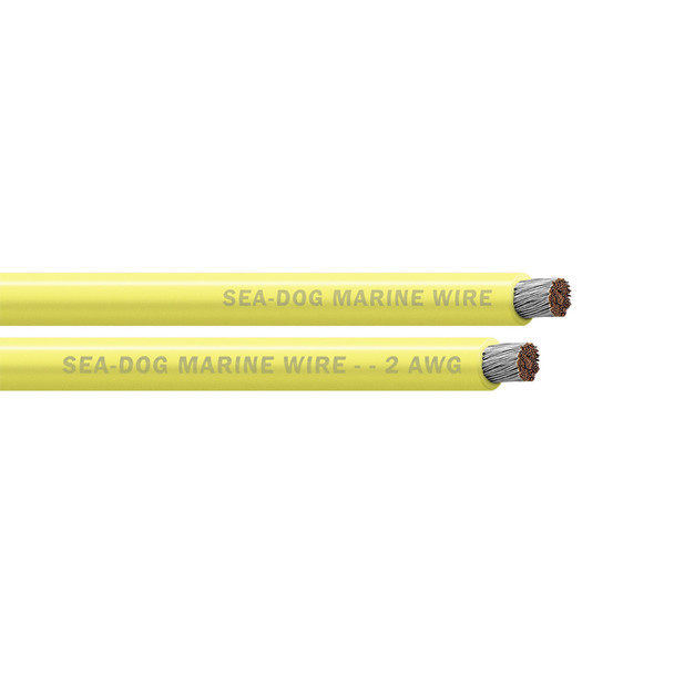 Sea-Dog 2 AWG Yellow Battery Cable - 250' [8002034]