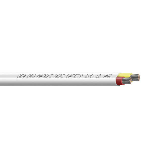 Sea-Dog 12\/2 AWG Flat Duplex Safety Wire - Red\/Yellow - 25' [8012220]