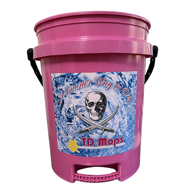 TD Mop TD Grip Bucket - Pink - 5 Gallon [PINKGRIP]