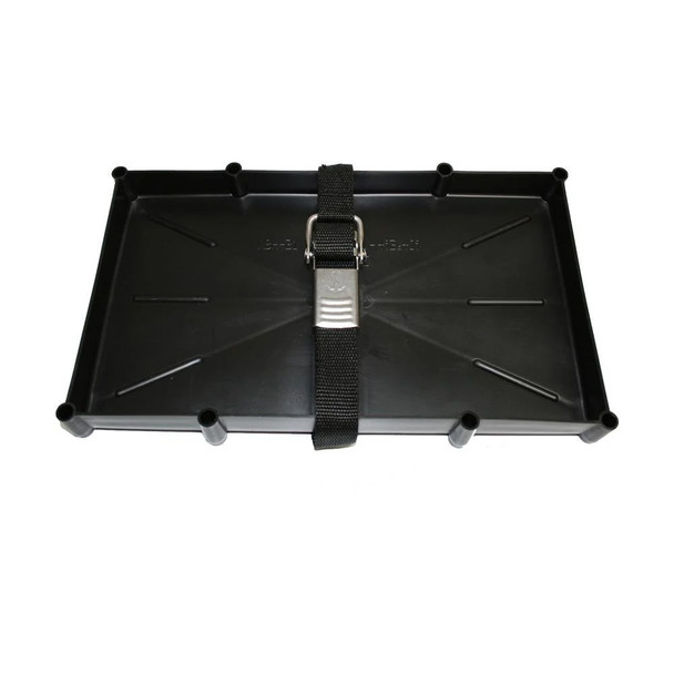 T-H Marine 31 Series Battery Holder Tray w\/Stainless Buckled Strap [NBH-31-SSC-DP]