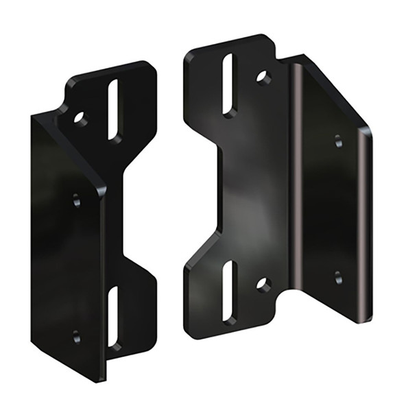 Power-Pole Dual Side-Mount Adapters f\/All Outboards - Black [PKD-MTOS-PLT-BK]