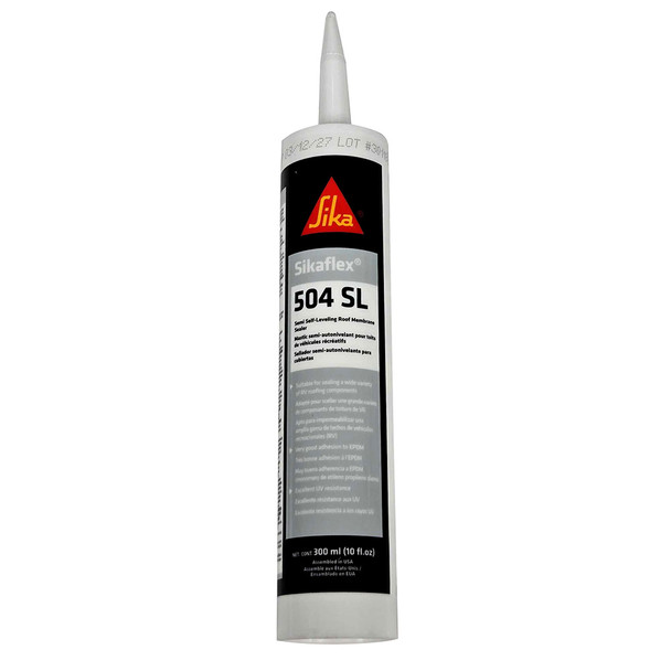 Sika Sikaflex-504 SL Semi Leveling Roof Membrane Sealer - White - 300ml [875379]