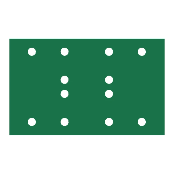 RUPES PROCUT Film Abrasive Sheet 80mm x130mm (3.15" x 5.1") - 12 Holes - P120 Grit *Box of 100pcs [9.45FB120]